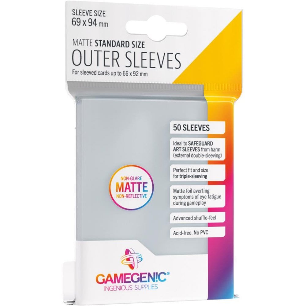 Gamegenic Outer Sleeves Matte Standard Size - Beanie Games