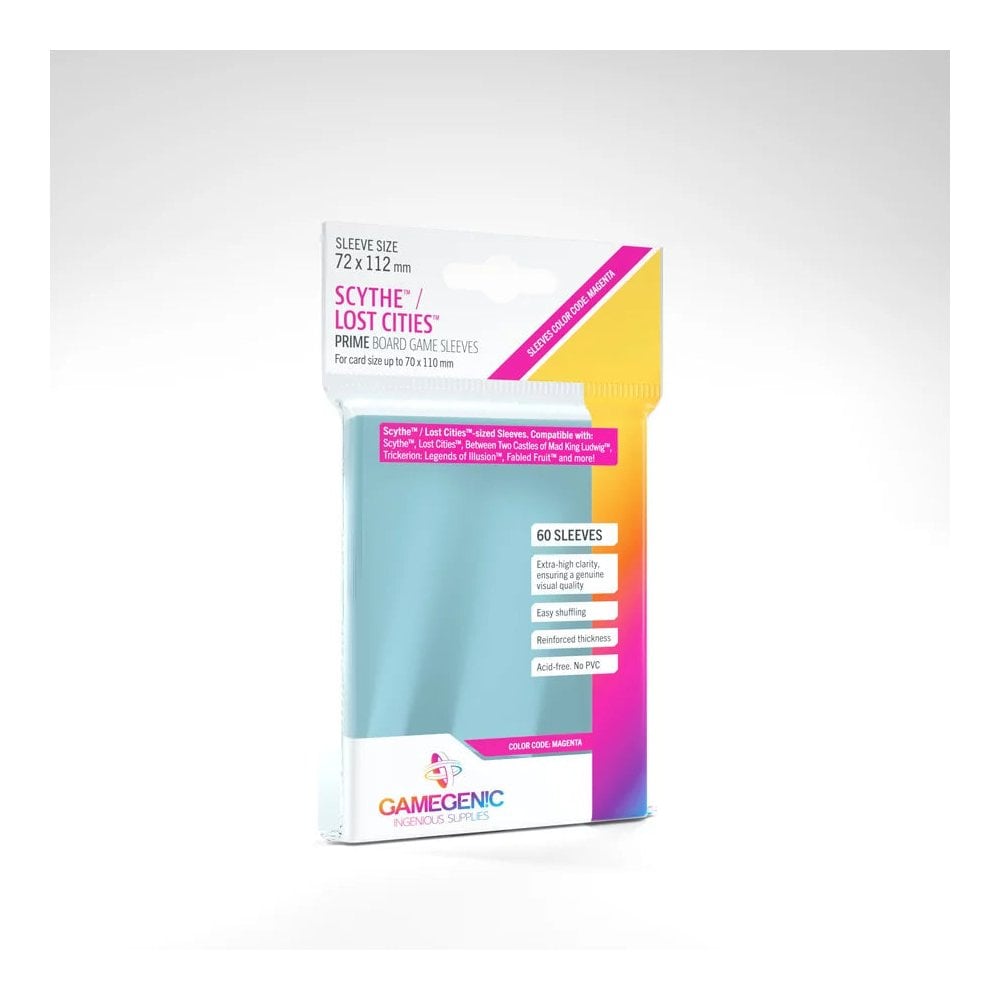 Gamegenic PRIME Scythe/Lost Cities Sleeves (60 ct.) - Beanie Games