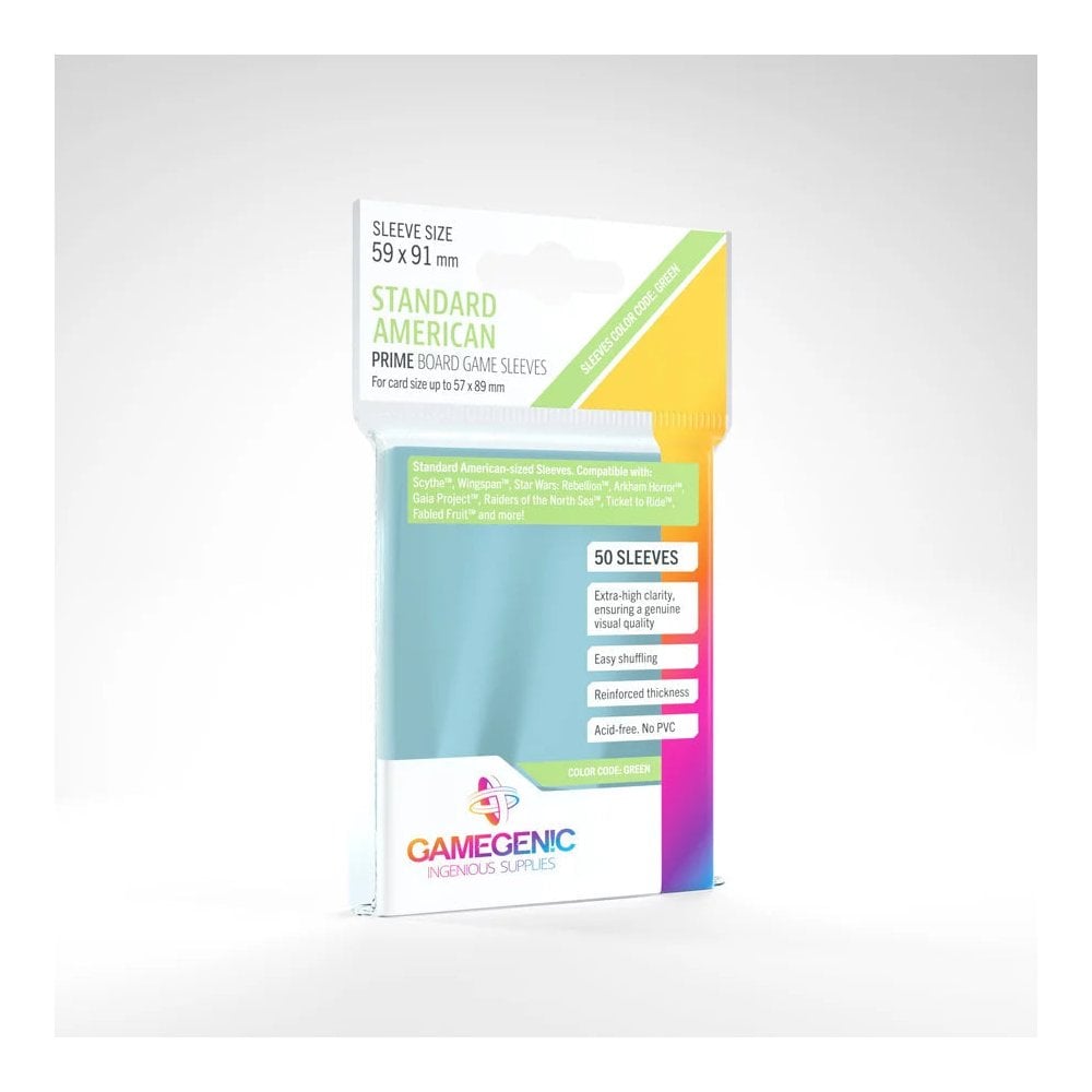 Gamegenic PRIME Standard American Sized Sleeves (50 ct.) - Beanie Games
