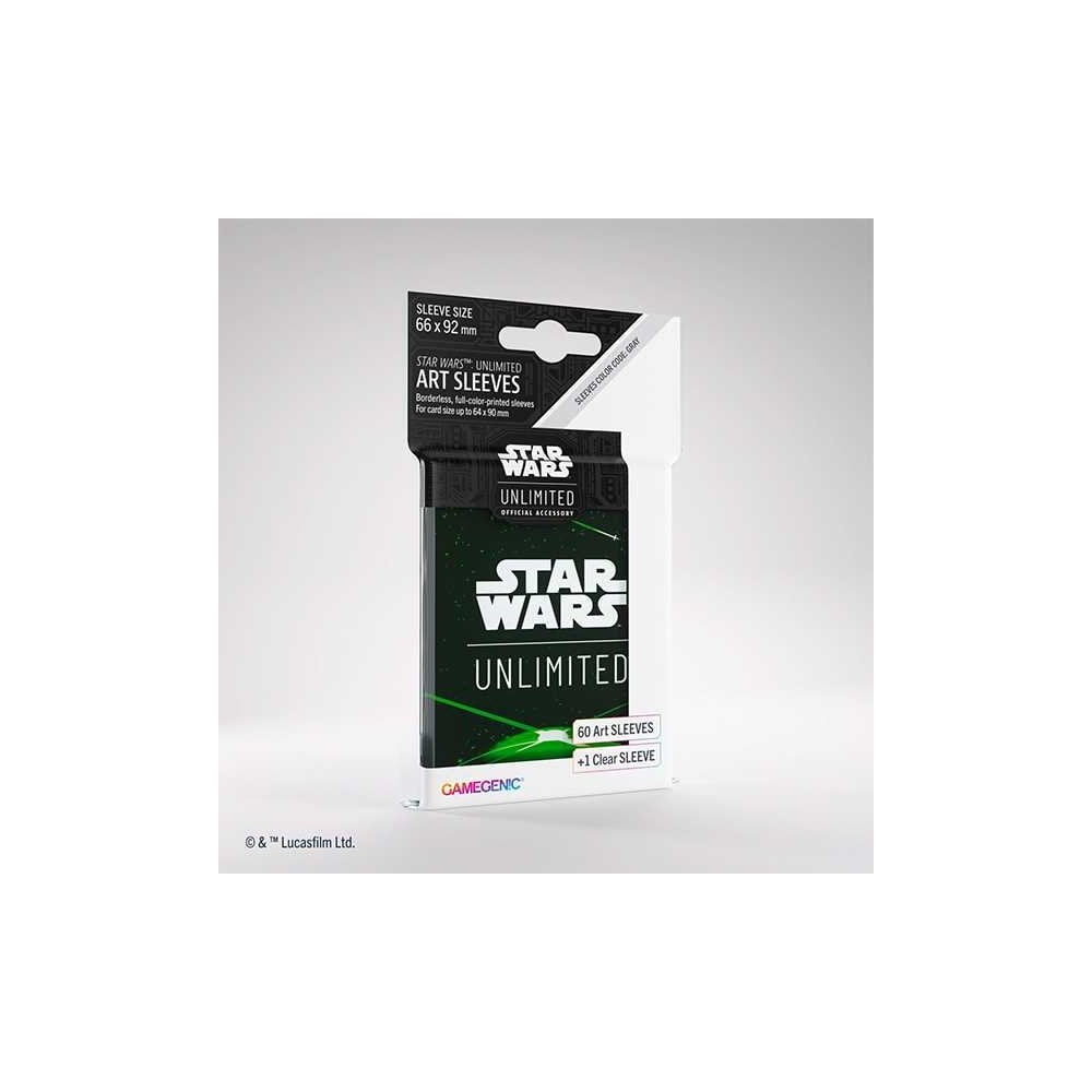Gamegenic Star Wars: Unlimited Art Sleeves - Space Green - Beanie Games