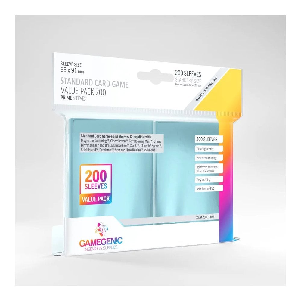 Gamegenic Value Pack Standard Sleeves (200 ct.) - Beanie Games