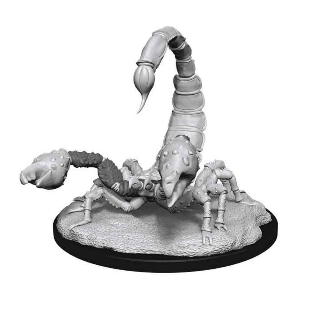 Giant Scorpion: WizKids Deep Cuts Unpainted Miniatures (W13) - Beanie Games