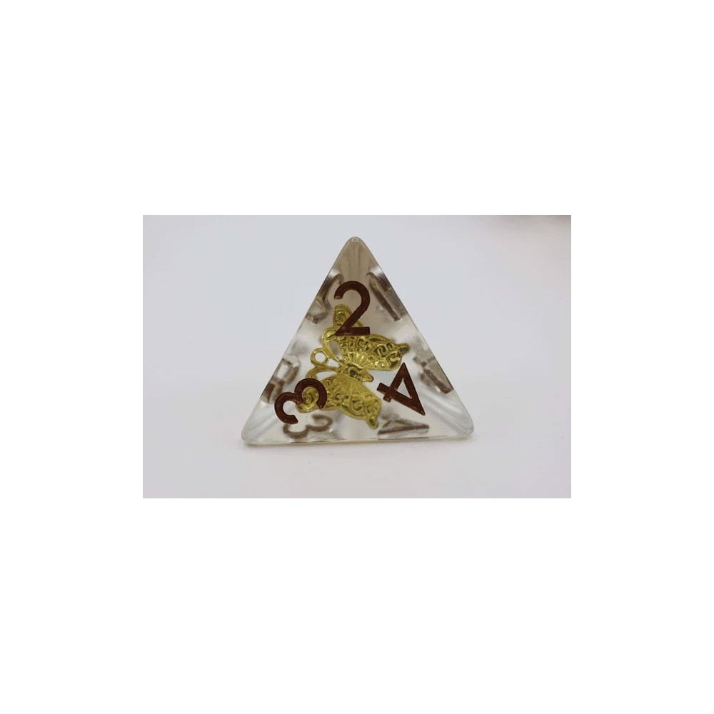Gilded Butterfly RPG Dice Set - Beanie Games