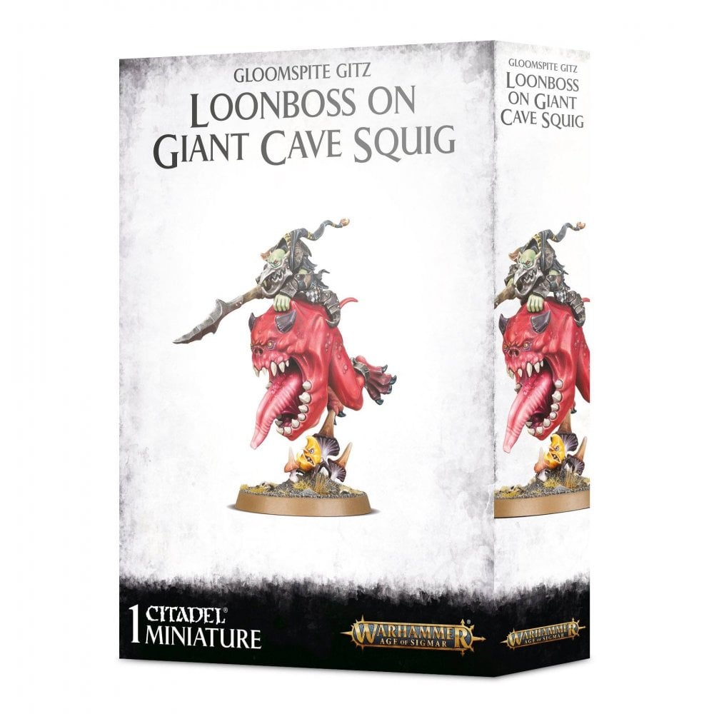 Gloomspite Gitz: Loonboss On Giant Cave Squig - Beanie Games