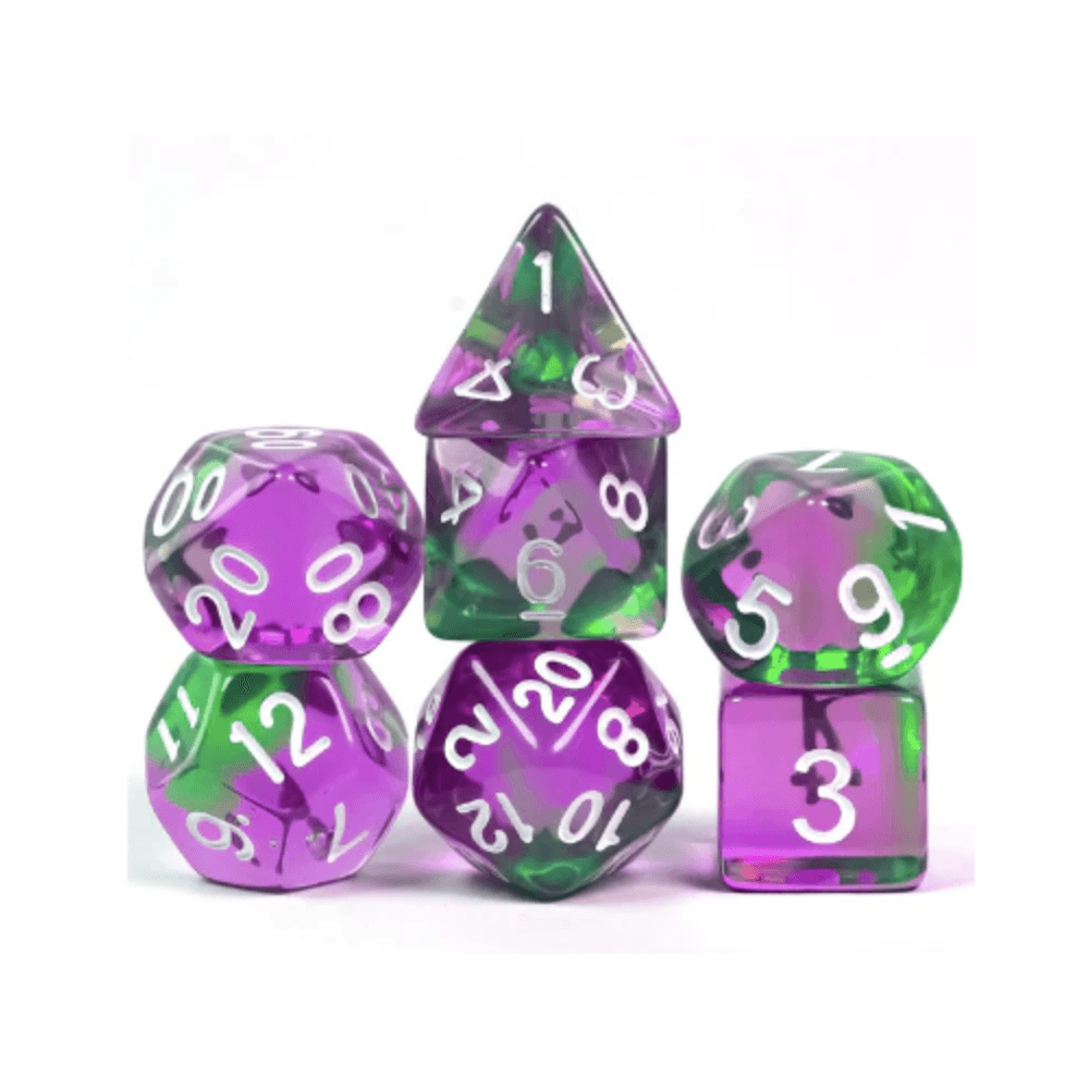 Grapes On The Vine RPG Dice Set - Beanie Games