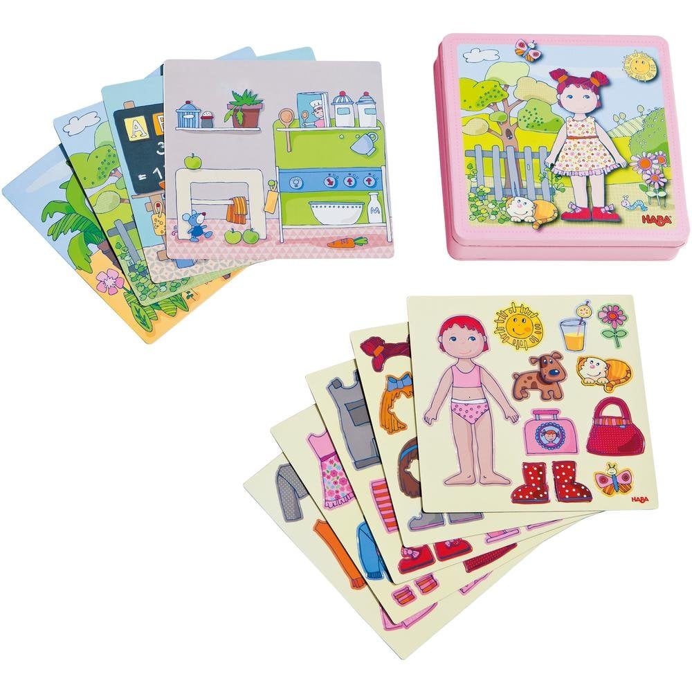 HABA Dress - up Doll Lilli Magnetic Game - Beanie Games