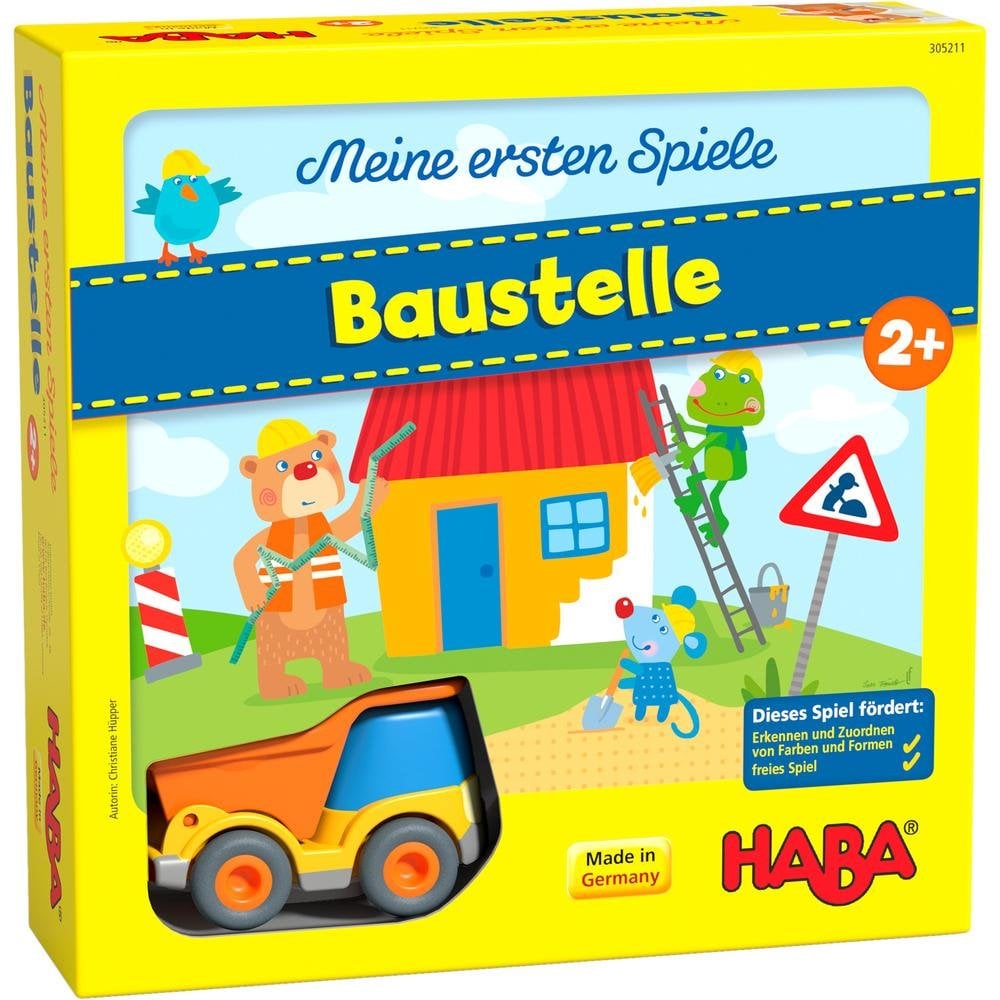 HABA My Very First Games: Building Site - Beanie Games