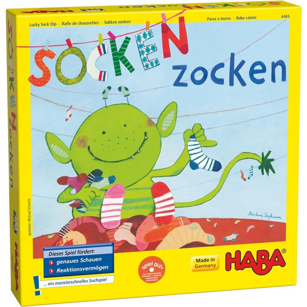 HABA Socken Zocken (Lucky Sock Dip) - Beanie Games