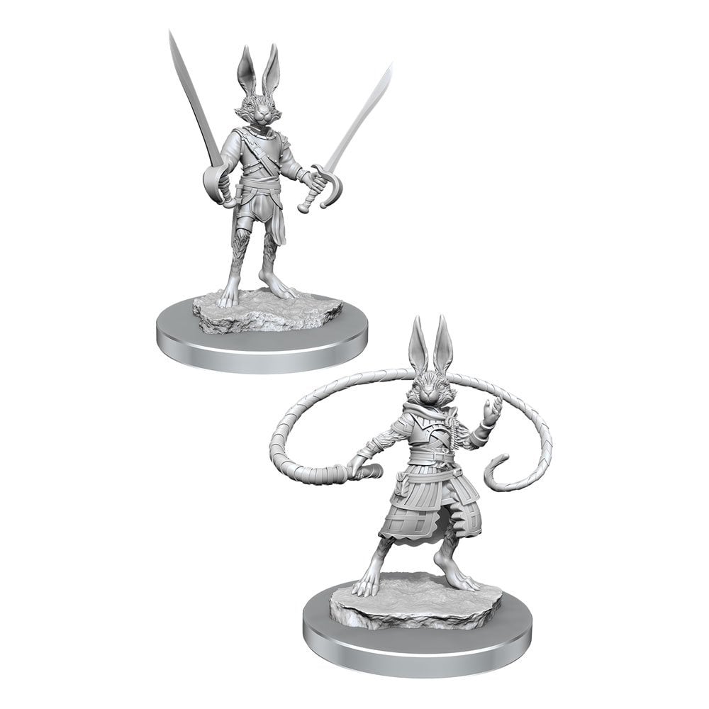 Harengon Rogues: D&D Nolzur's Marvelous Unpainted Miniatures (W17) - Beanie Games