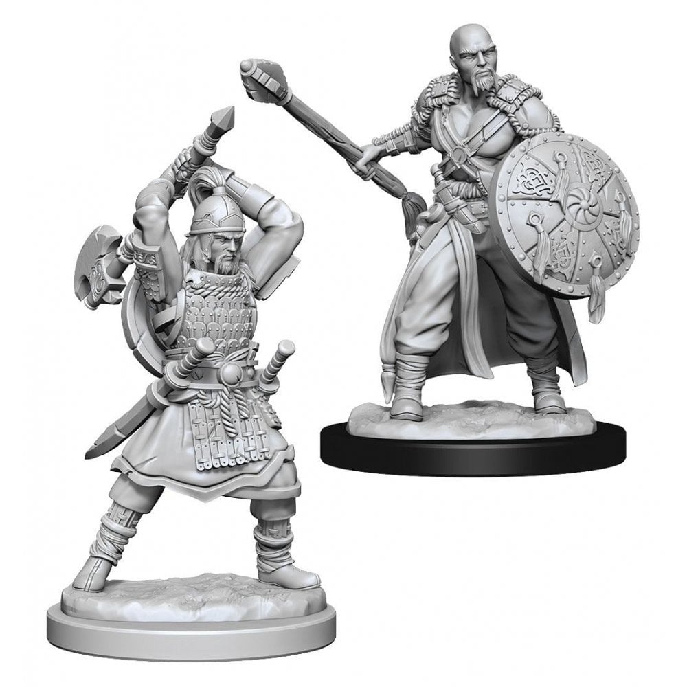 Human Barbarian Male: D&D Nolzur's Marvelous Unpainted Miniatures (W13) - Beanie Games