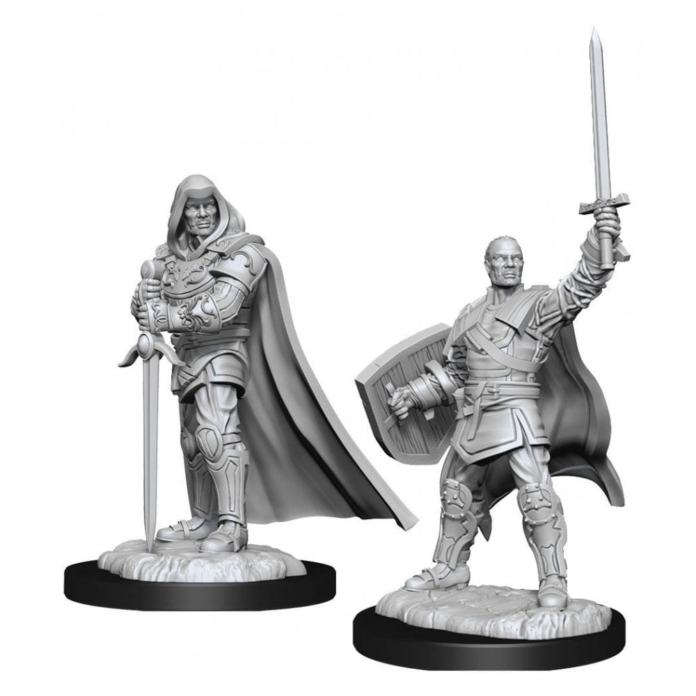 Human Paladin Male: D&D Nolzur's Marvelous Unpainted Miniatures (W13) - Beanie Games