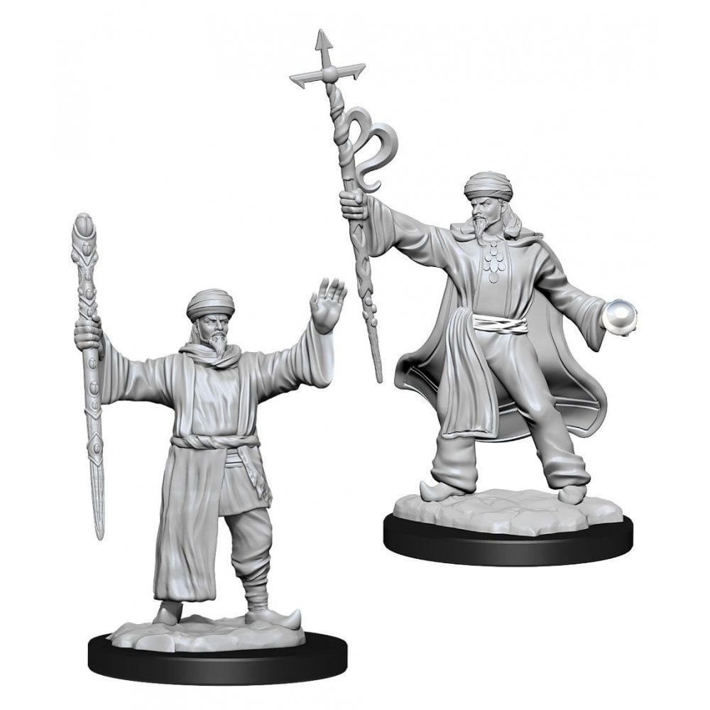 Human Wizard Male: D&D Nolzur's Marvelous Unpainted Miniatures (W13) - Beanie Games