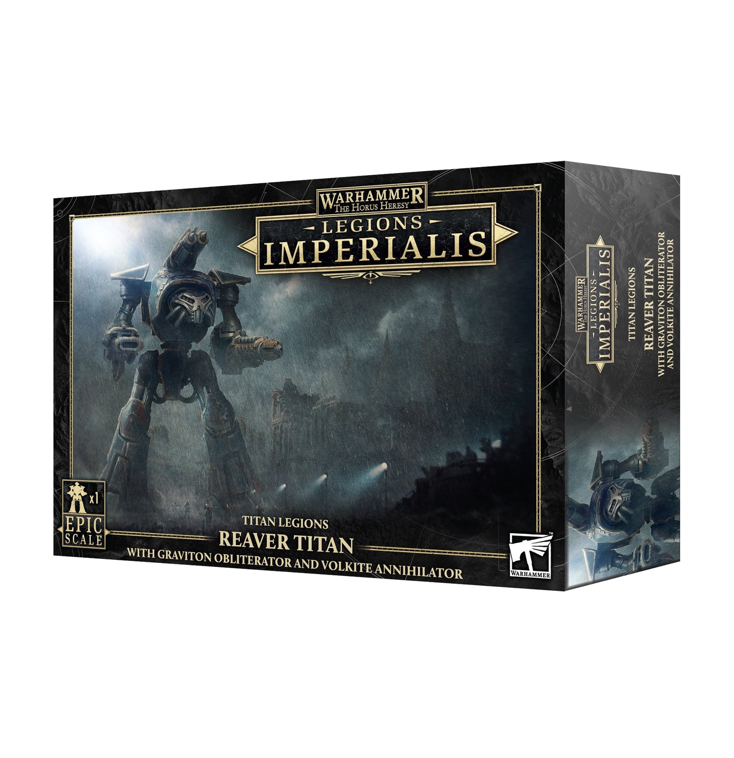 Legions Imperialis: Reaver Titan with Graviton Obliterator and Volkite Annihilator - Beanie Games