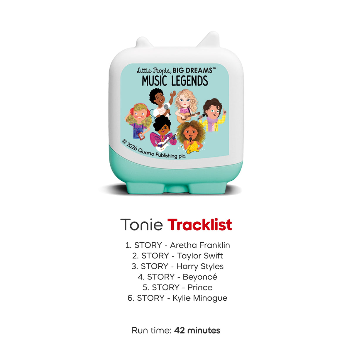 Little People Big Dreams - Music Legends (Book Pocket Tonie) - Beanie Games
