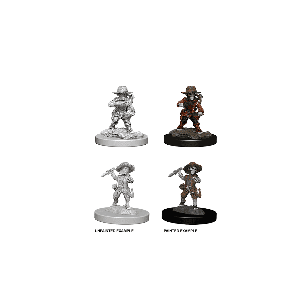 Male Halfling Rogue: Pathfinder Battles Deep Cuts Unpainted Miniatures (W1) - Beanie Games
