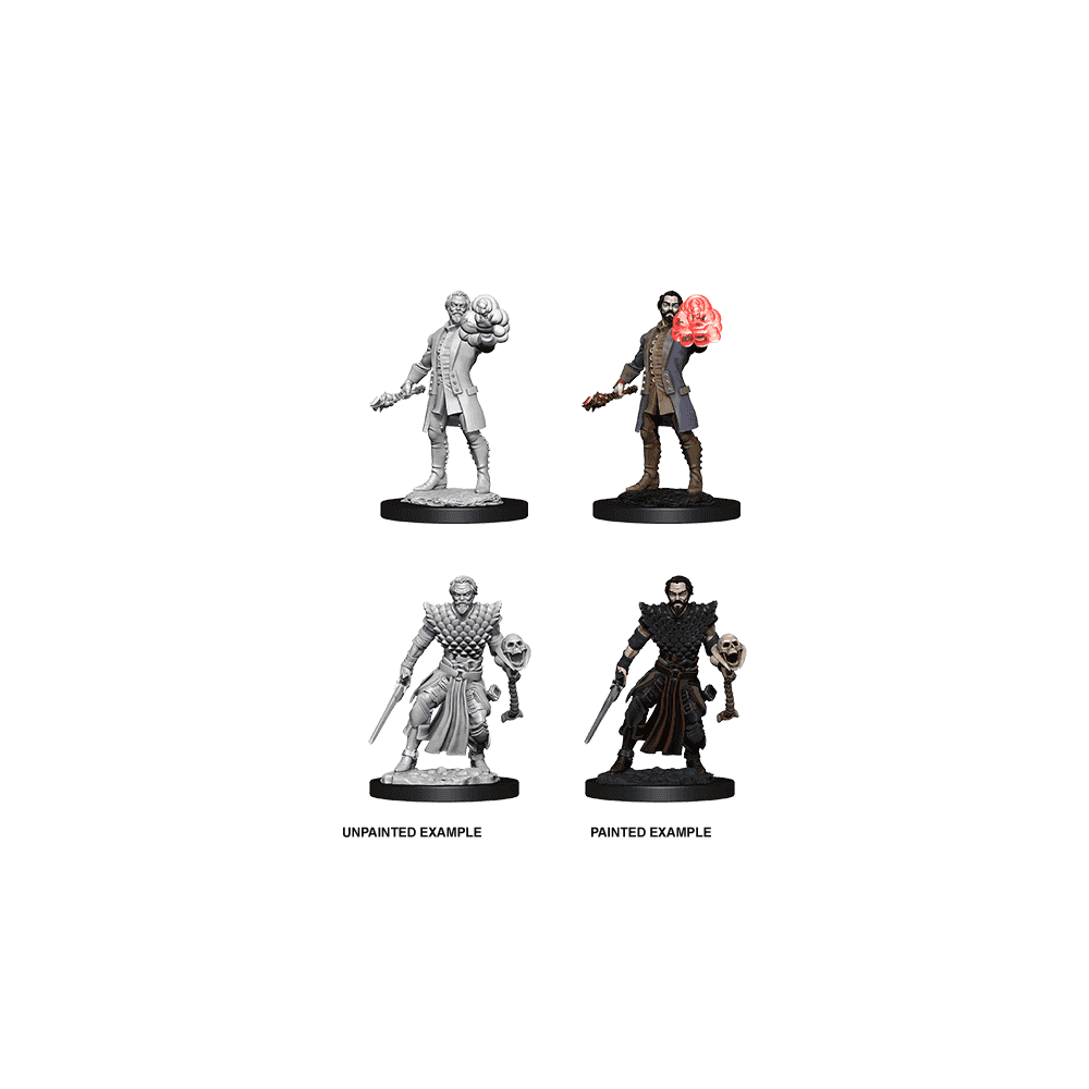 Male Human Warlock: D&D Nolzur's Marvelous Unpainted Miniatures (W10) - Beanie Games