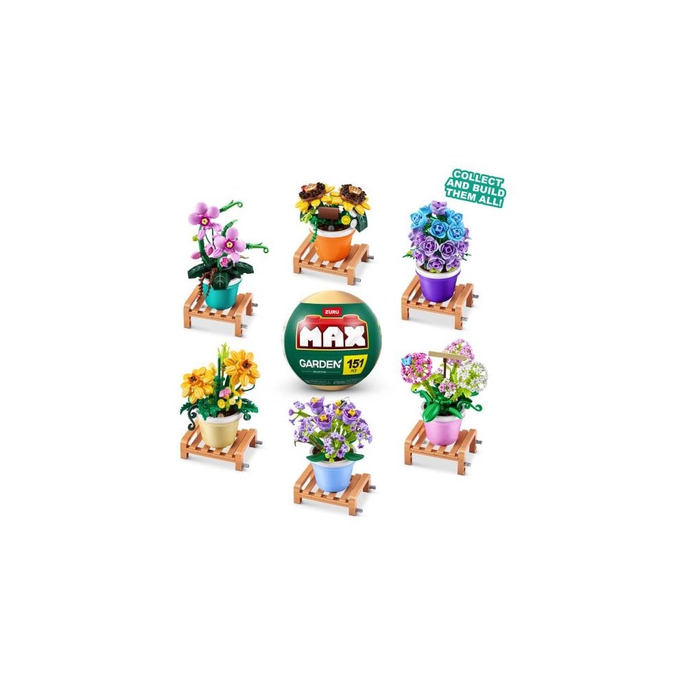 Max Premium Garden Building Bricks Collection - Beanie Games