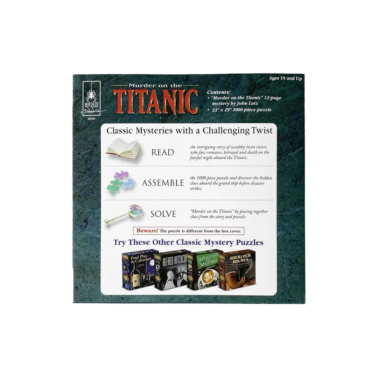 Murder On The Titanic Mystery Puzzle - Beanie Games