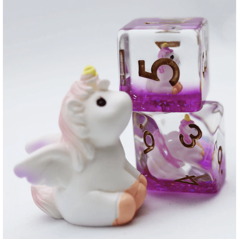 Mystic Unicorn RPG Dice Set - Beanie Games