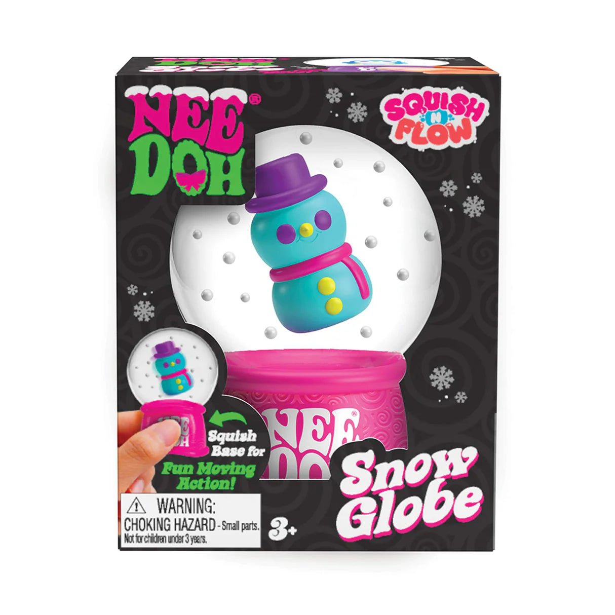 NeeDoh Christmas Snow Globe - Beanie Games