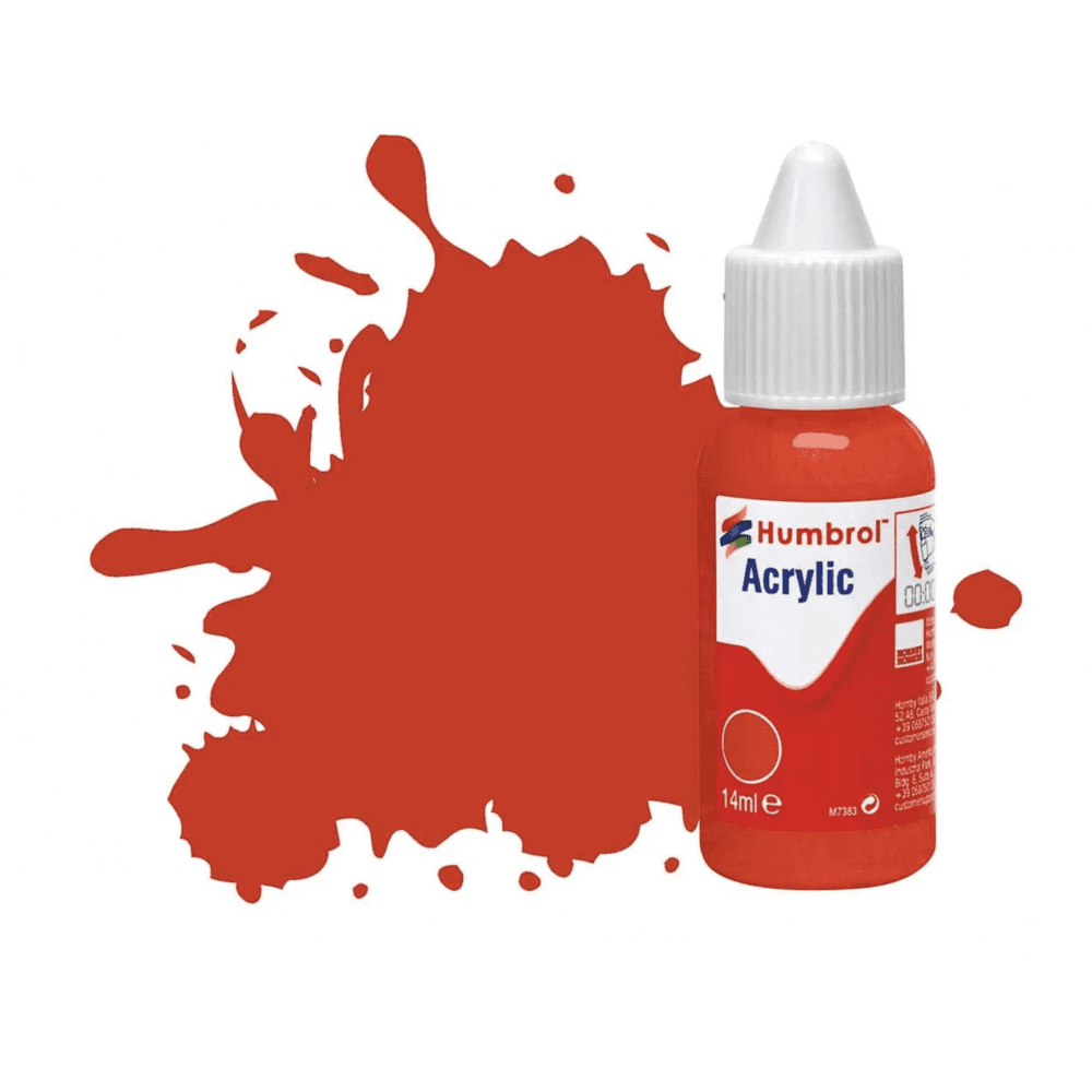 No 174 Signal Red - Satin Acrylic - Beanie Games