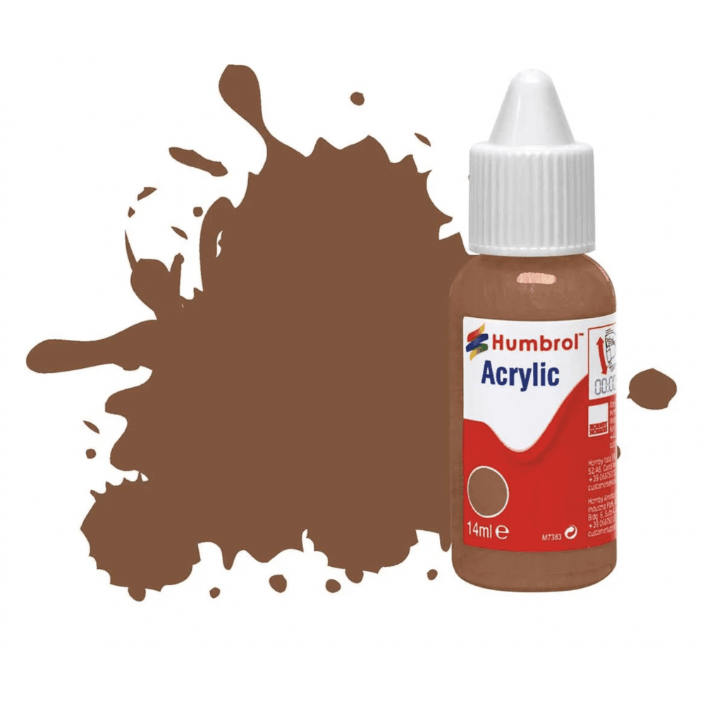 No 186 Brown - Matt Acrylic - Beanie Games