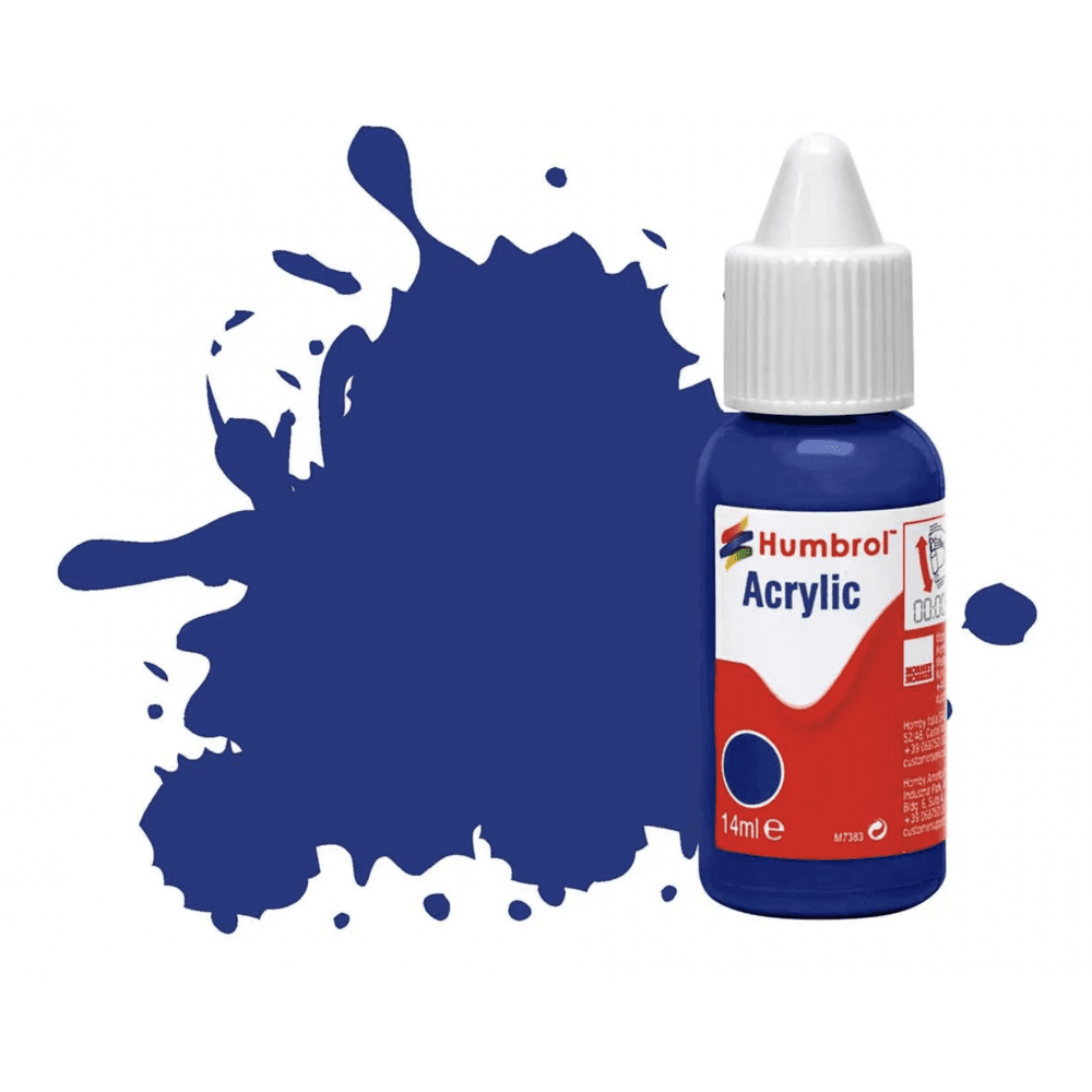 No 25 Blue - Matt Acrylic - Beanie Games