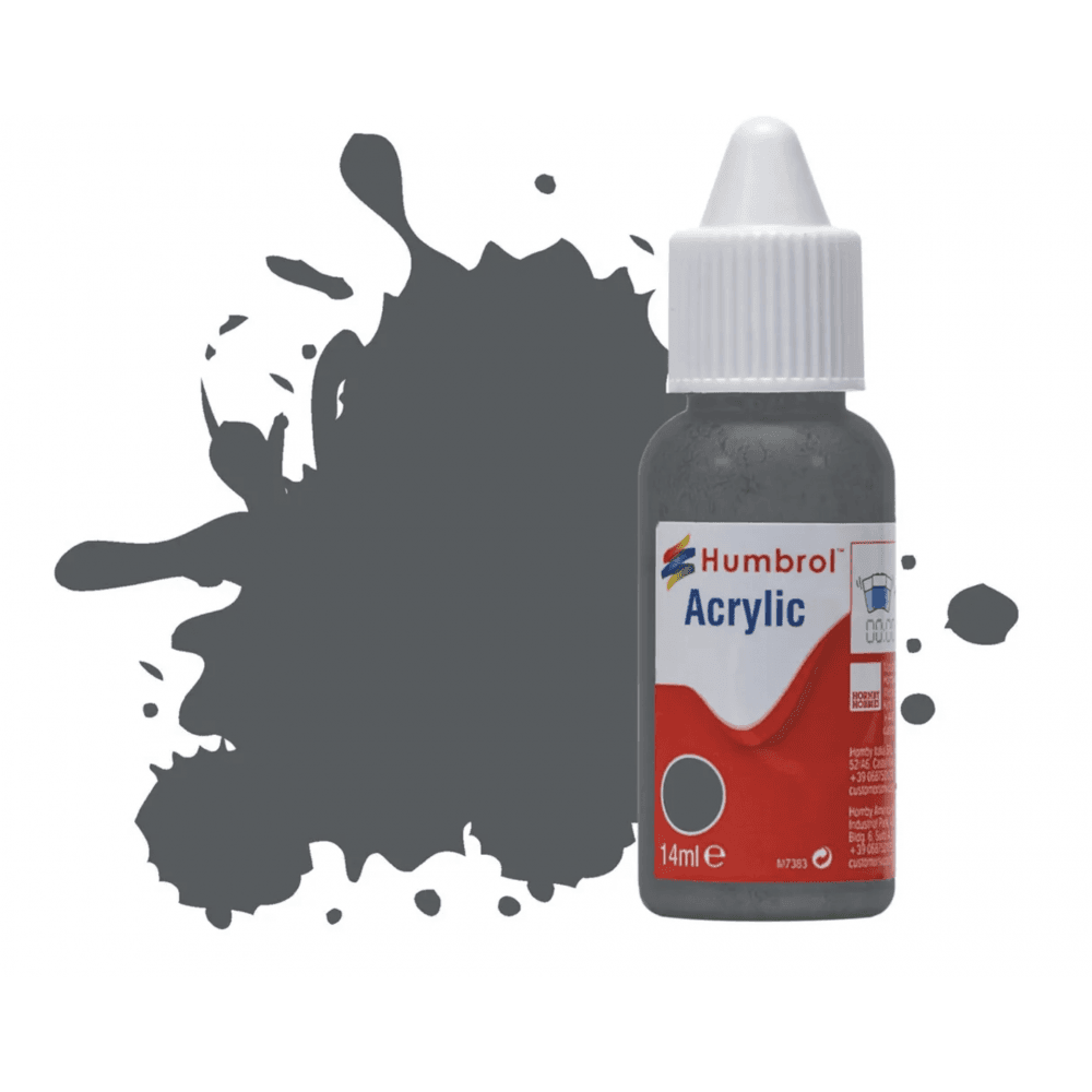 No.125 US Dark Grey Matt Acrylic - Beanie Games