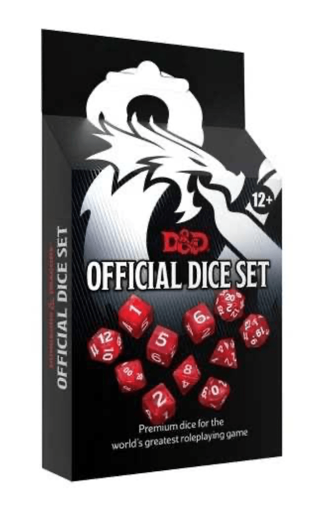 Official Dice Set: Dungeons & Dragons - Beanie Games