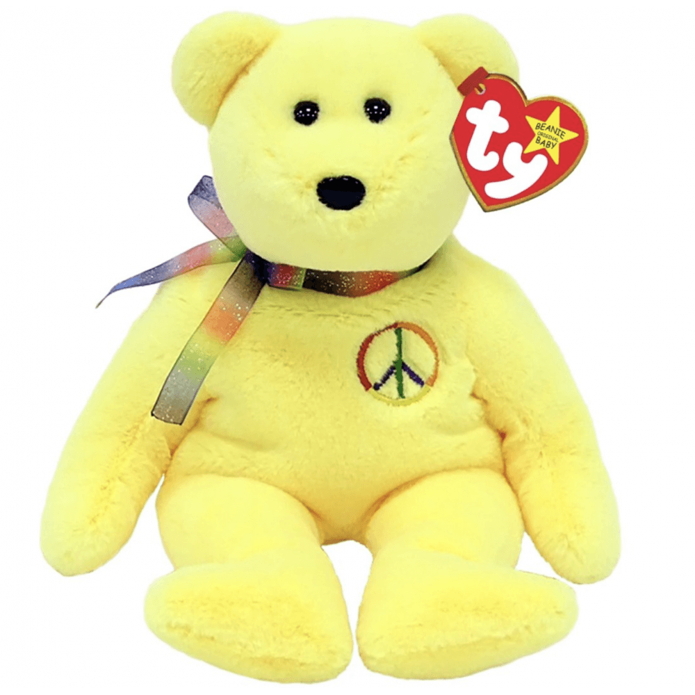 Peace Bear II - Original Beanie Baby - Beanie Games