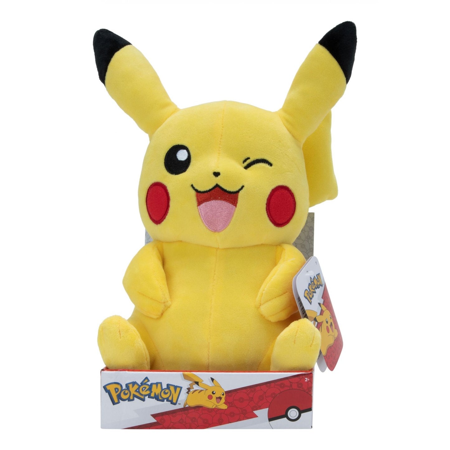 Pokemon 12" Pikachu Plush (Winking) - Beanie Games