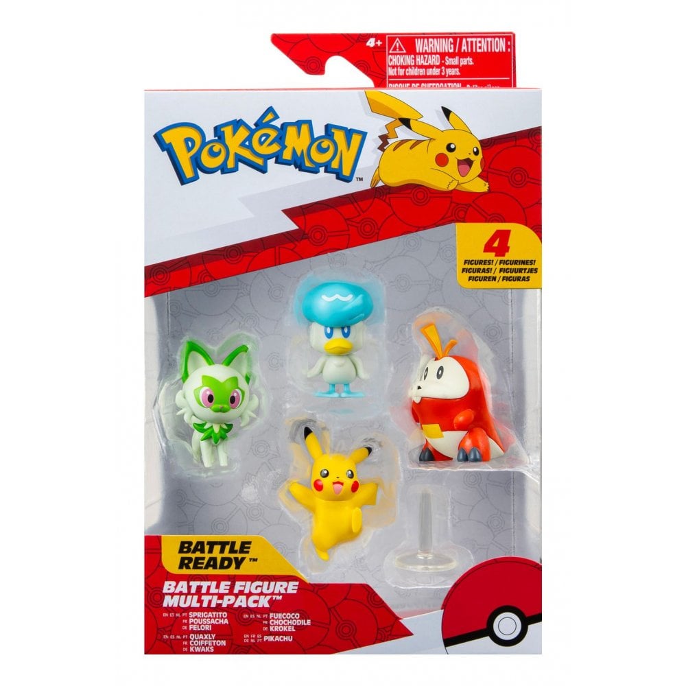 Pokemon Battle Figure Multipack (4 Pack) Gen IX - Beanie Games