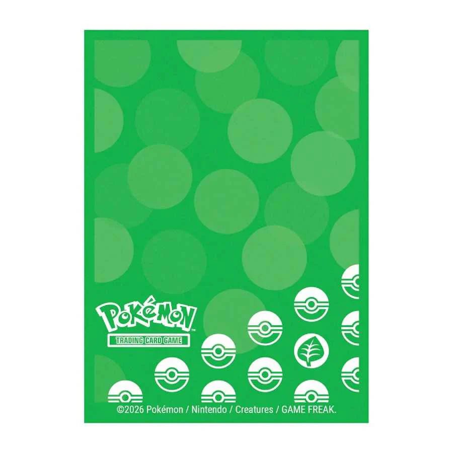 Pokémon Energy Deck Protector Sleeves - Grass Type (65ct) - Beanie Games