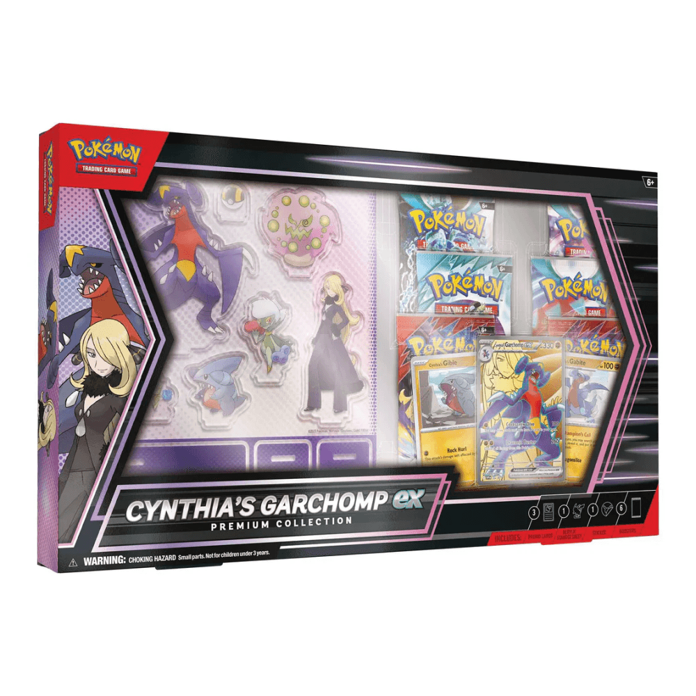 Pokemon TCG: Cynthia's Garchomp ex Premium Collection - Beanie Games
