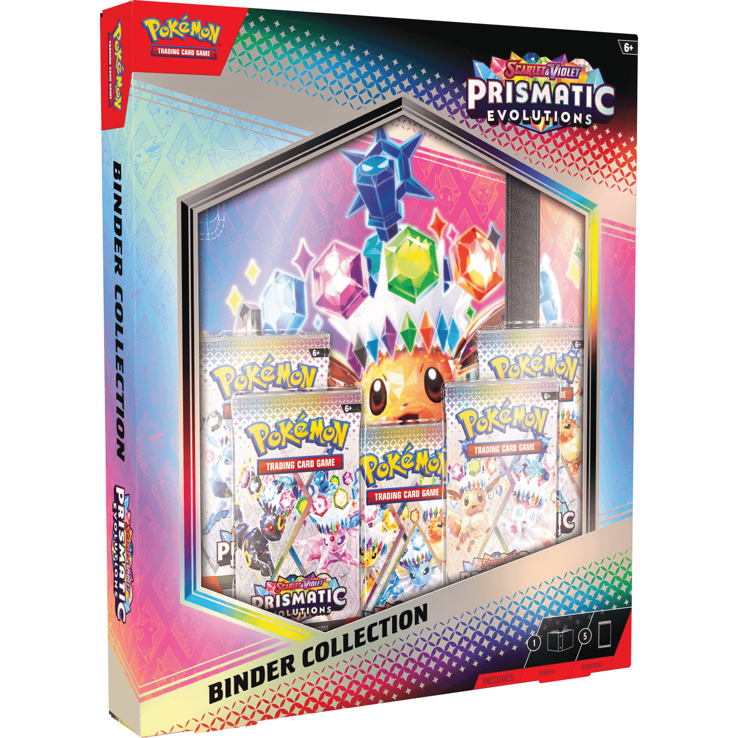 Pokemon TCG: Scarlet & Violet 8.5 - Prismatic Evolution - Binder Collection - Beanie Games