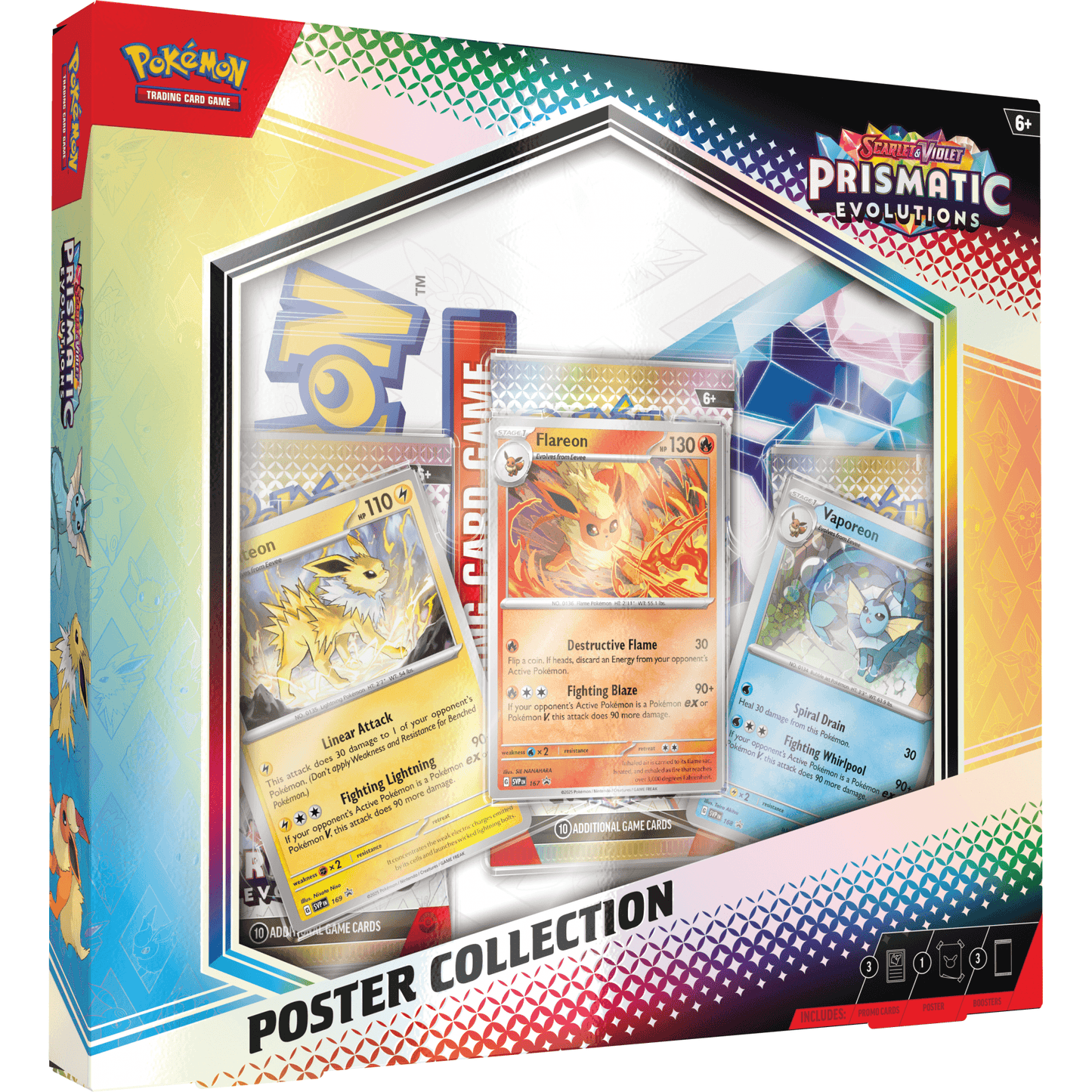 Pokemon TCG: Scarlet & Violet 8.5 - Prismatic Evolution - Poster Collection - Beanie Games