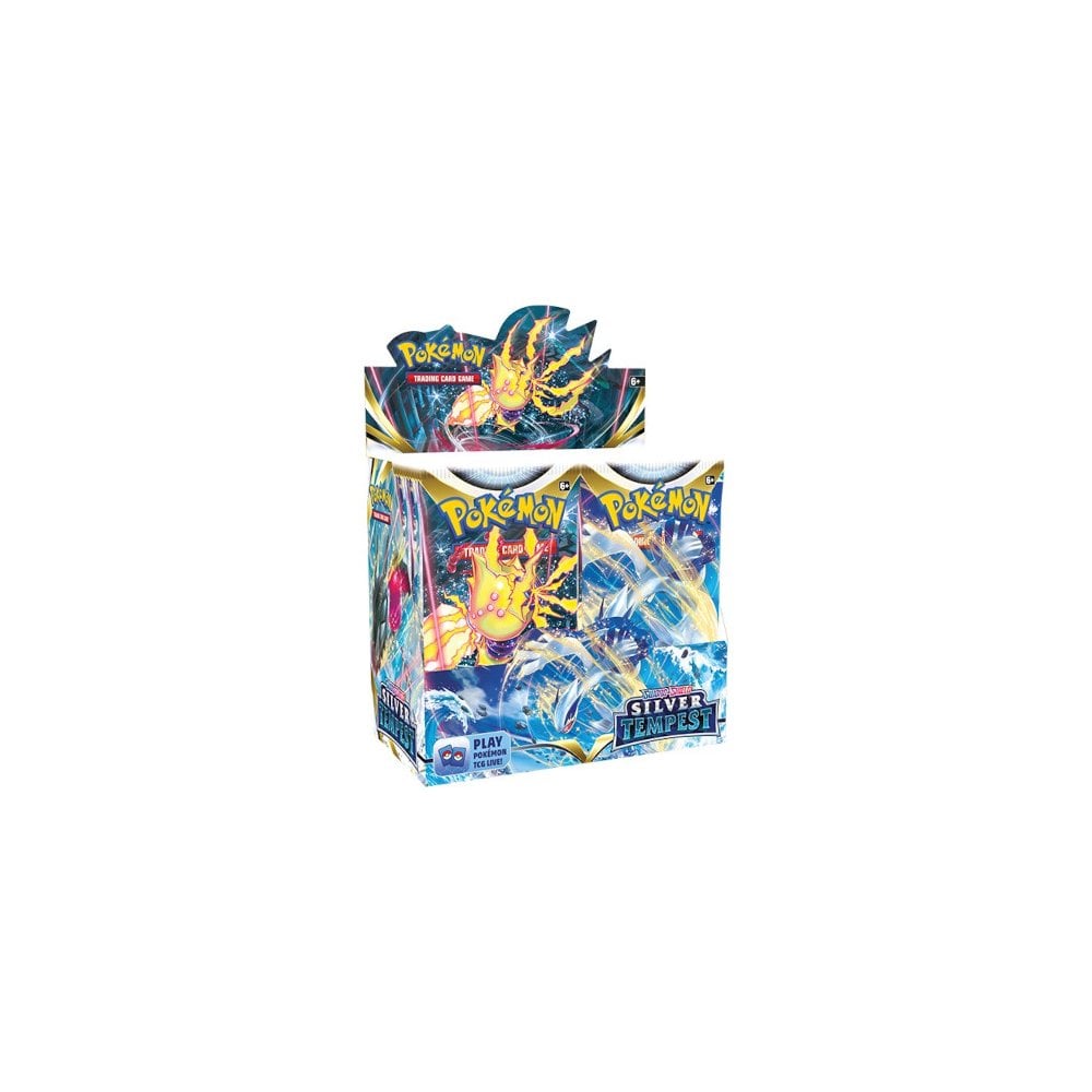 Pokemon TCG: Sword & Shield Set 12 - Silver Tempest - Booster Box (36 Packs) - Beanie Games