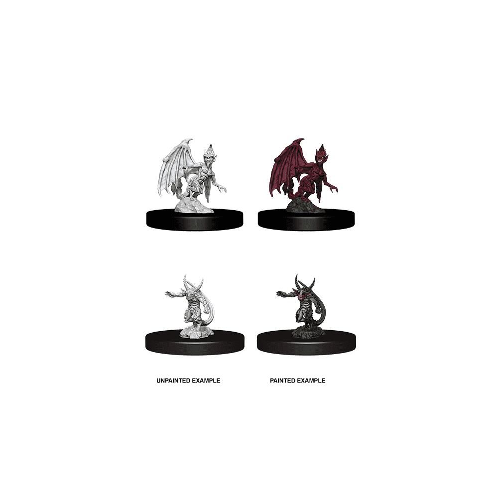 Quasit & Imp: D&D Nolzur's Marvelous Unpainted Miniatures (W9) - Beanie Games