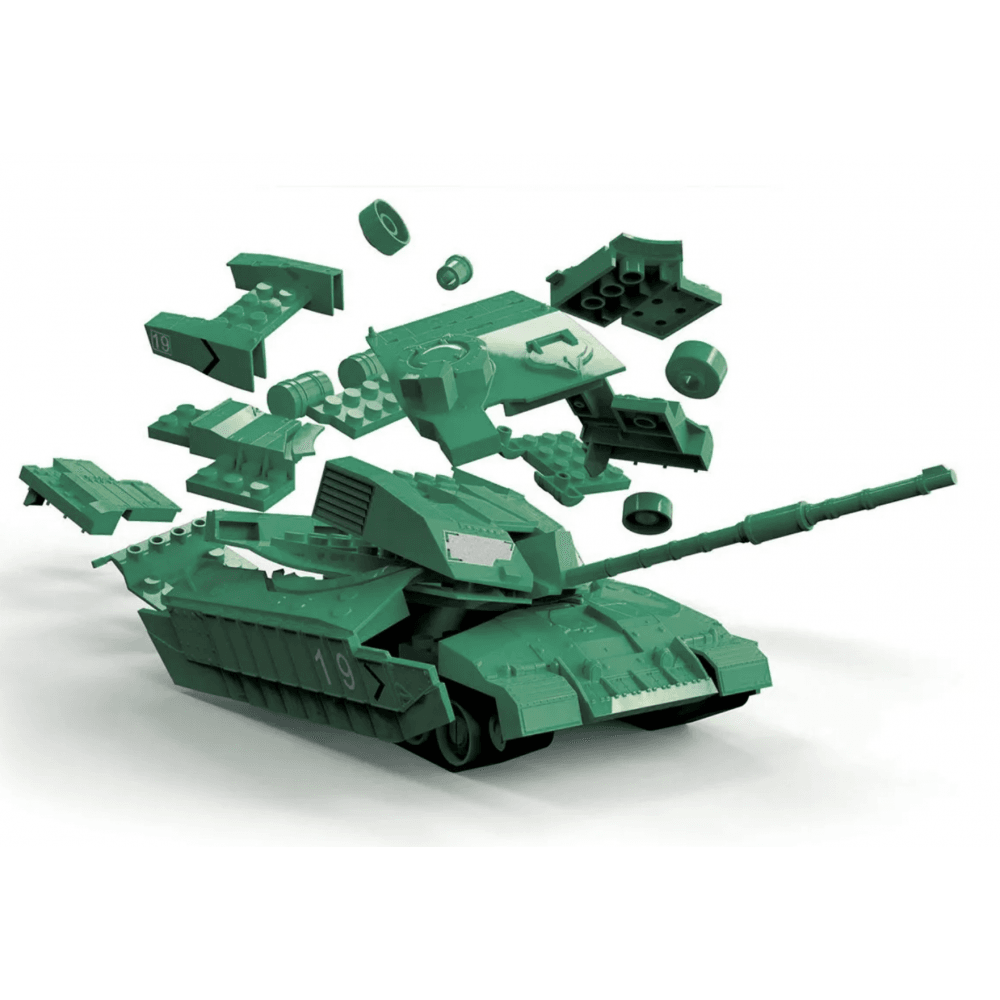 Quickbuild Challenger Tank Green - Beanie Games