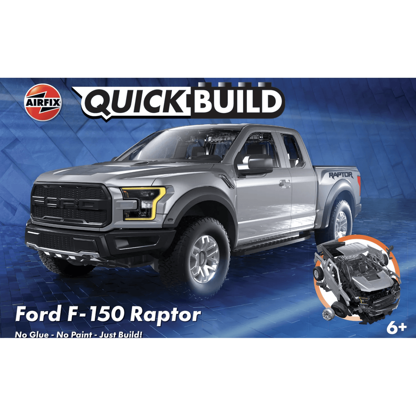 Quickbuild Ford F - 150 Raptor - Grey - Beanie Games