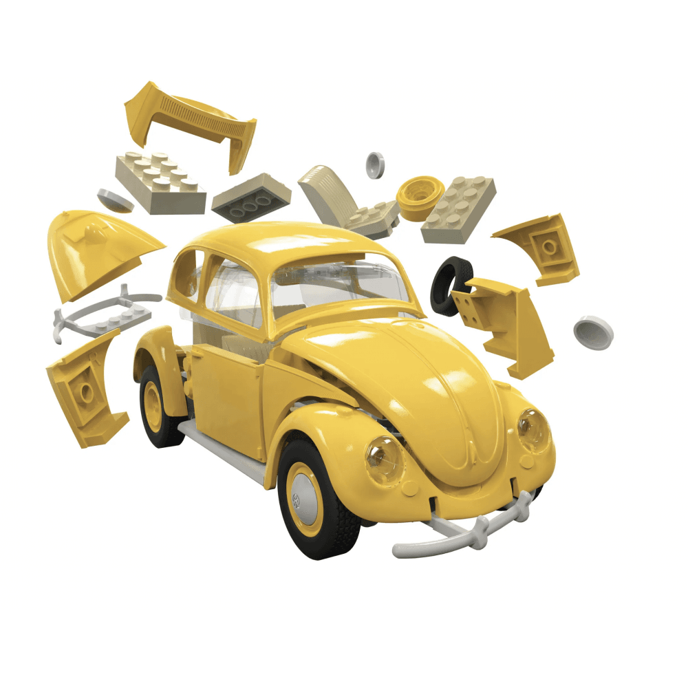 Quickbuild Vw Beetle Yellow - Beanie Games