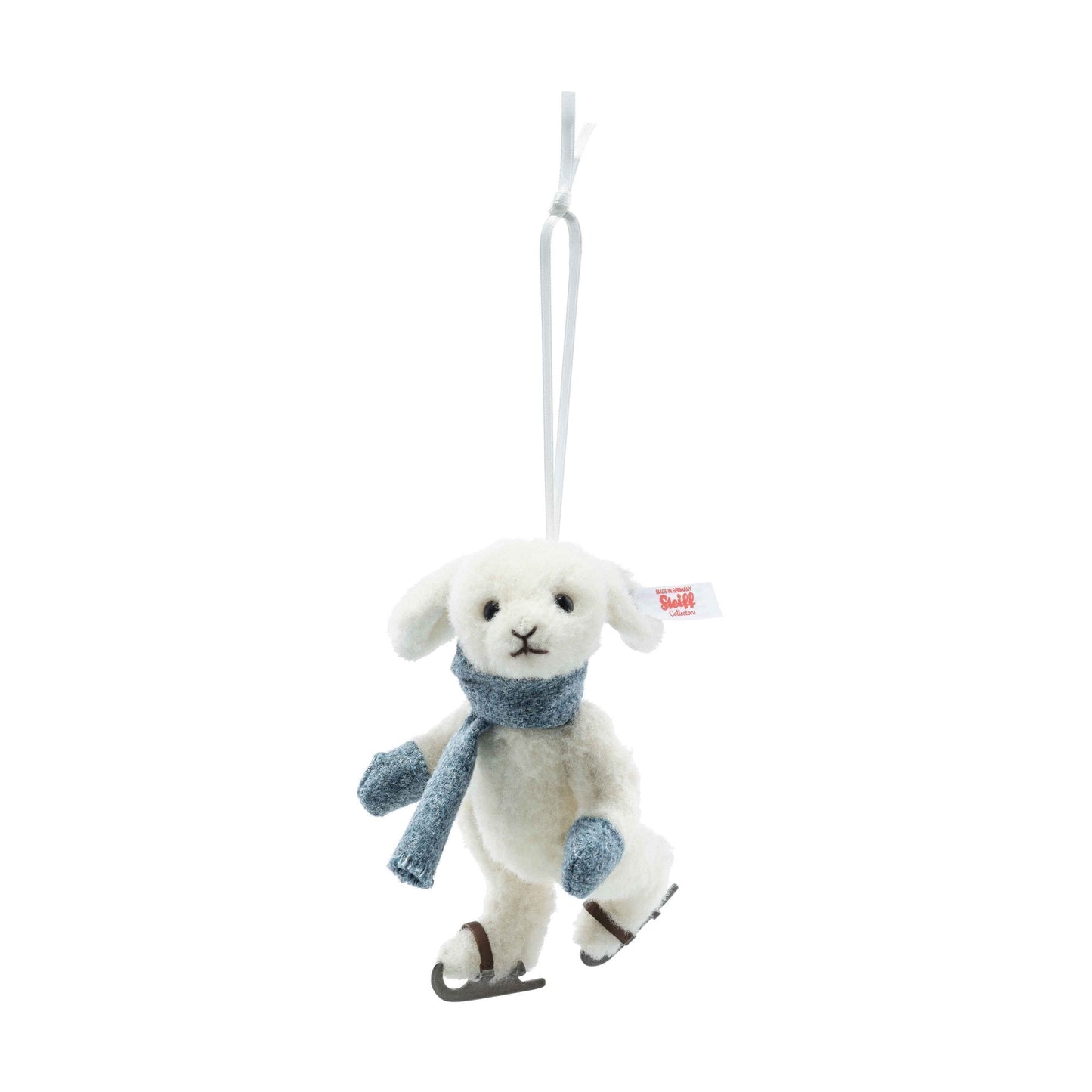Rabbit Ice Skater Ornament - Beanie Games