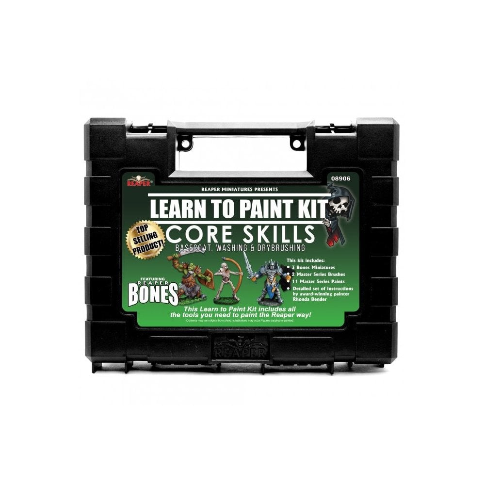 Reaper Learn To Paint Kit: Core Skills - Beanie Games