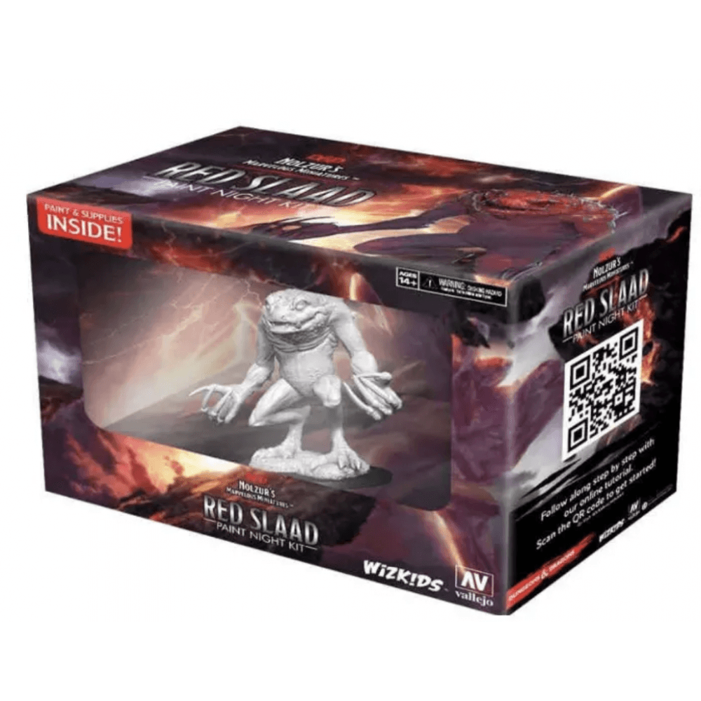 Red Slaad - Paint At Home Kit: D&D Nolzur's Marvelous Unpainted Miniatures 3 - Beanie Games