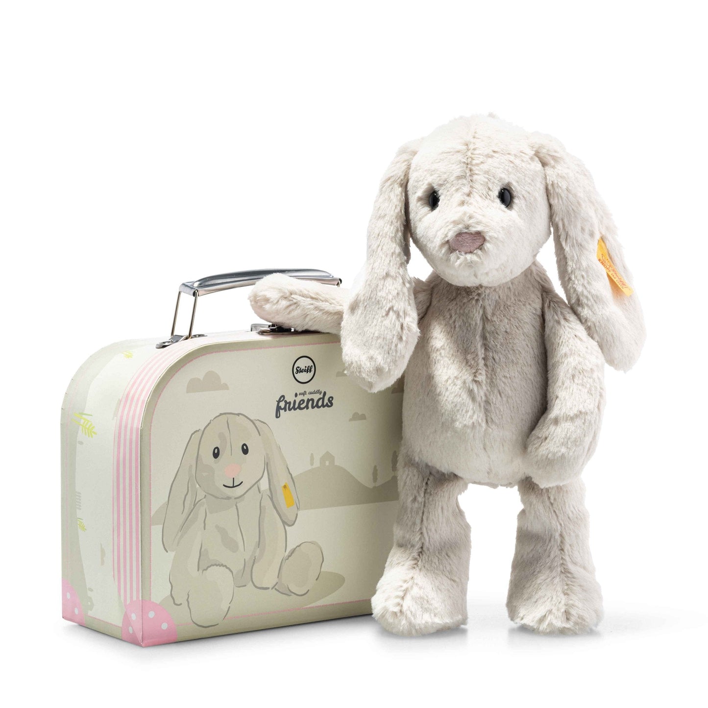 Soft Cuddly Friends Hoppie Rabbit in Suitcase - Beanie Games