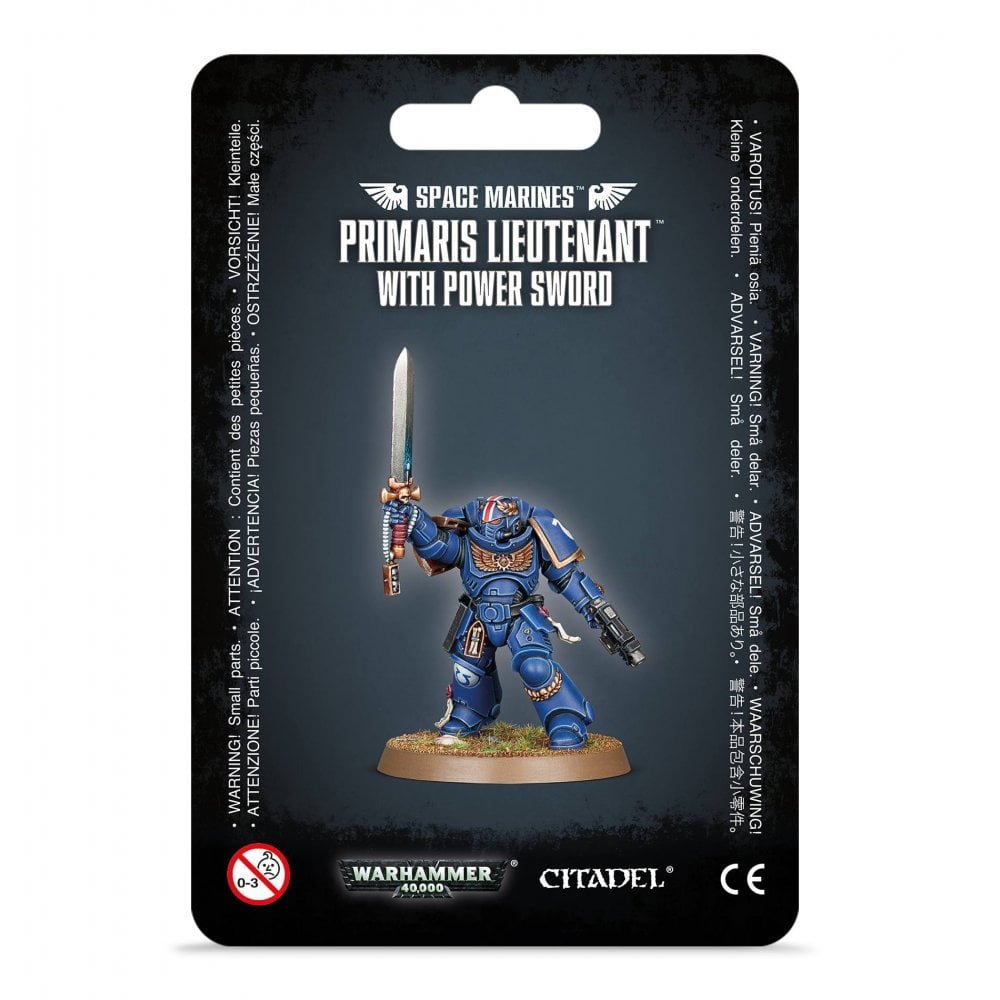 Space Marines Primaris Lieutenant With Power Sword - Beanie Games