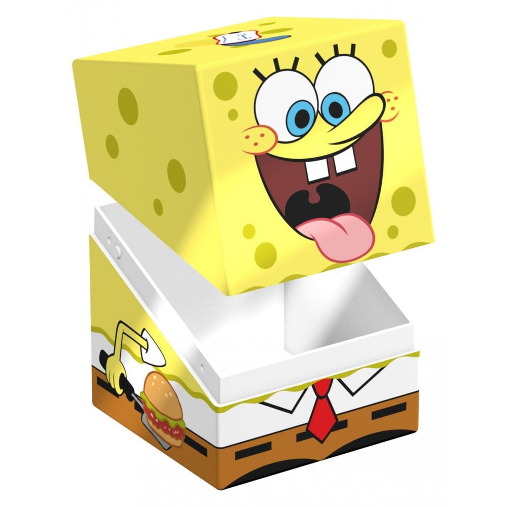 Squaroes - Squaroe SpongeBob SquarePants SB009 - SpongeBob Fry Cook 100+ Boulder - Beanie Games