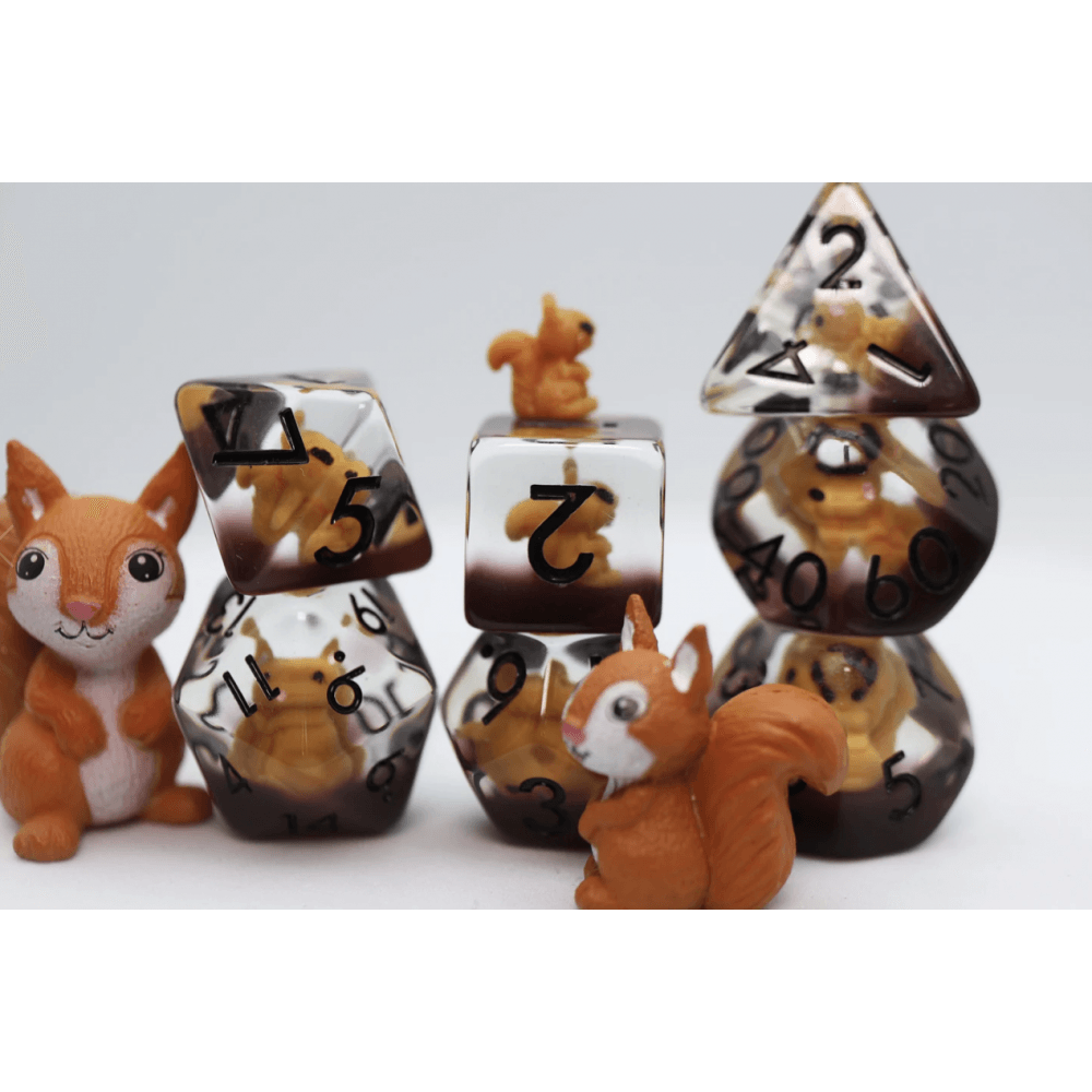 Squirrel RPG Dice Set - Beanie Games