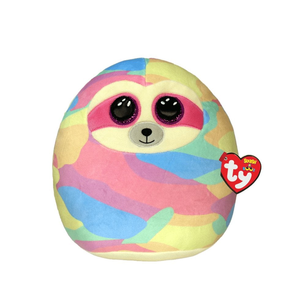 Squish A Boo: Cooper Sloth Medium (Pastel) - Beanie Games