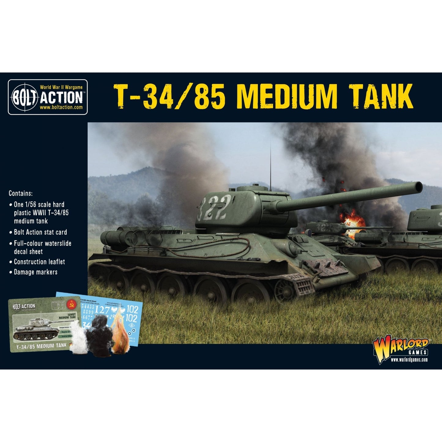 T34/85 Medium Tank - Beanie Games